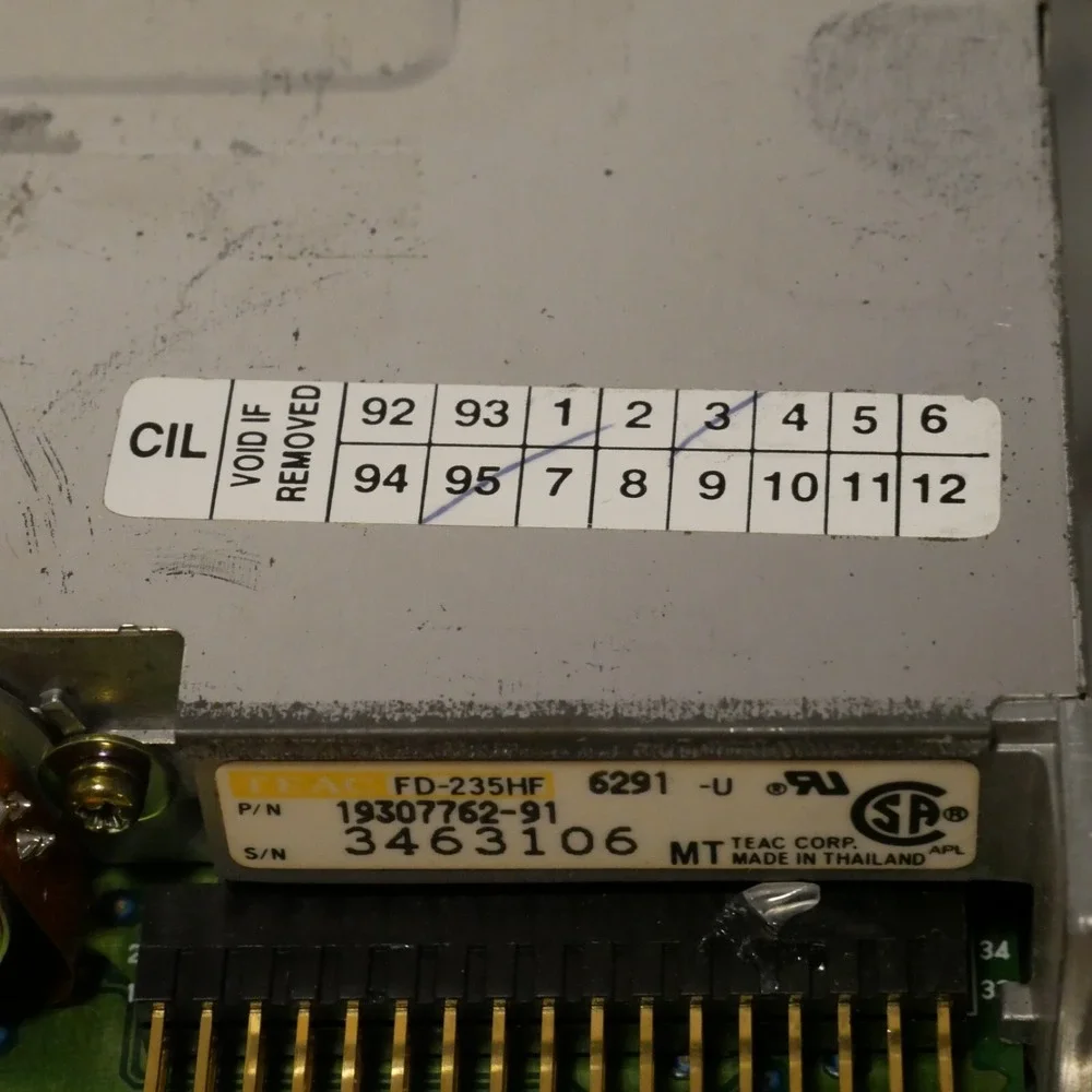 TEAC 3.5 inch Internal Floppy Disk Drive Model FD-235HF Tested & Working - 24